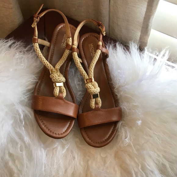 michael kors flatform sandals